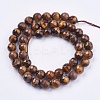 Natural Tiger Eye Round Bead Strands LS-G-R203-8mm-2