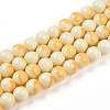 Baking Paint Glass Beads Strands DGLA-N012-8mm-03-1