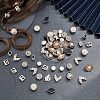 ABS Plastic Slide Charms OHAR-NB0001-23-6