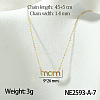 Mother's Day Brass Micro Pave Colorful Cubic Zirconia Pendant Necklaces FS-WG67A5B-07-1