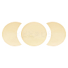 Acrylic Moon Phase Mirror Wall Decor DIY-WH0167-60B-1
