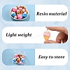 20Pcs 10 Styles Opaque Resin Pendants RESI-YW0004-07-3