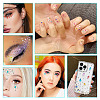 12 Sheets 12 Styles Resin Rhinestone Sticker Sets DIY-TA0004-68-6
