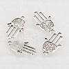 Tibetan Style Alloy Pendants TIBEP-23356-AS-NR-2