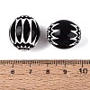 Handmade Millefiori Glass Barrel Beads LA-N002-17A-4