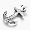 304 Stainless Steel Hook Clasps STAS-O101-48AS-2