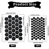 8Pcs 2 Styles PEVA Rubber Anti-Slip Hexagonal Phone Grip Tape Stickers for Phones AJEW-SP0002-64B-02-2