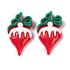 Christmas Decorations Theme Opaque Resin Decoden Cabochons RESI-Z026-01I-1