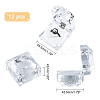 Acrylic Jewelry Ring Box LS-CON-WH0085-10A-5