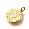 304 Stainless Steel Enamel Charms STAS-R153-09G-01-2