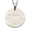Non-Tarnish Constellation Pendant Necklaces LS-NJEW-S422-04P-09-1