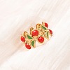 304 Stainless Steel Cuff Rings for Women RJEW-F200-02G-1