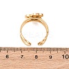 304 Stainless Steel with Enamel Cuff Rings for Women RJEW-Z116-01G-01-3