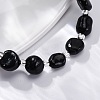 Natural Obsidian Beaded Bracelets for Women G-P563-07P-14-2