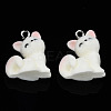 Flocky Resin Pendants RESI-N032-14-4