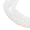 Faceted Clear Glass Rondelle Bead Strands X-GLAA-F001-3x2mm-23-3