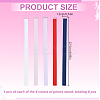 6Pcs 6 Colors Silicone Mobile Phone Case Wrist Straps AJEW-DR0002-51-2