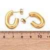 201 Stainless Steel Half Hoop Earrings X-EJEW-C501-16G-A-2