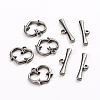 Tarnish Resistant 304 Stainless Steel Toggle Clasps LS-STAS-D142-06A-P-1