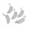 Brass Micro Pave Cubic Zirconia Pendants LS-KK-E068-VB275-4
