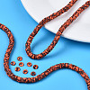 Handmade Polymer Clay Beads Strands CLAY-R089-6mm-160-7