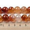 Faceted Natural Banded Agate Beads Strands G-F447-12mm-O04-5