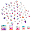 75Pcs 5 Styles Square Shape Sew on Rhinestone GLAA-GA0001-60B-1