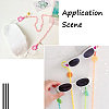 Biyun 4Pcs 4 Colors Eyeglasses Chains AJEW-BY0001-03-14