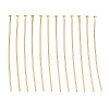 Brass Flat Head Pins KK-G331-11-0.7x51-1