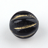 Round Plating Acrylic Beads PACR-Q102-49B-2