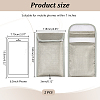 Cloth Security Faraday Bags for Key-Fob Protector ABAG-WH0035-057-2