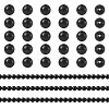 1 Strand Natural Shungite Beads Strands G-TA0003-34A-1
