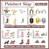 120Pcs 24 Styles West Cowboy Theme Alloy Enamel Pendants Sets FIND-PH0027-75-2