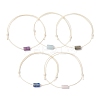 Natural Gemstone Braided Bead Bracelets for Women BJEW-JB11356-2
