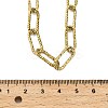 304 Stainless Steel Textured Paperclip Chain Necklaces for Women Men LS-NJEW-Q028-08G-3