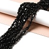 Natural Obsidian Beads Strands G-I351-A08-4