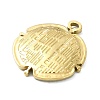 Ion Plating(IP) 304 Stainless Steel Pendants STAS-B058-26G-05-2