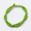 Dyed Synthetic Turquoise Beads Strands G-P083-6mm-83E-2