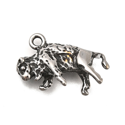 Retro 304 Stainless Steel Pendants STAS-L284-16AS-06-1