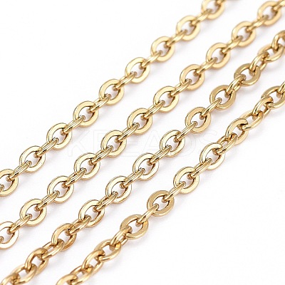 Ion Plating(IP) 304 Stainless Steel Cable Chains CHS-H007-55G-1
