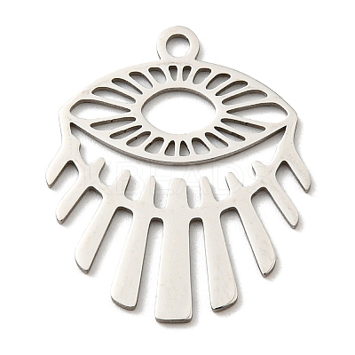 Non-Tarnish 201 Stainless Steel Pendants STAS-M318-33P-1