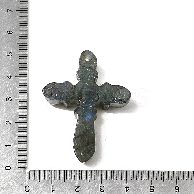 Natural Mixed Stone Carved Pendants G-K248-02-1