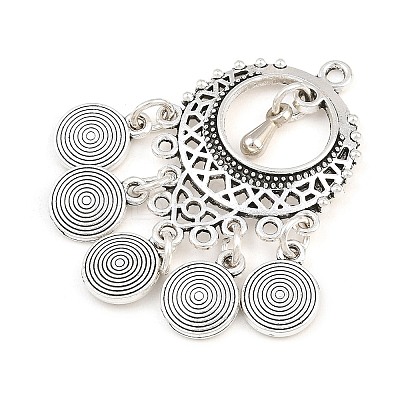 Tibetan Style Alloy Pendants AL-CBAAECB-02AS-D-1