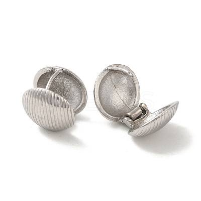 Non-Tarnish 304 Stainlee Steel Hoop Earring EJEW-Z045-13P-1