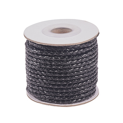 Round Braided Cowhide Cords WL-L009-01A-1