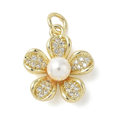 Brass Micro Pave Cubic Zirconia Pendants LS-KK-L248-12G-1