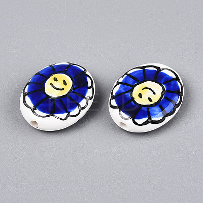 Handmade Porcelain Beads PORC-T134-14M-1
