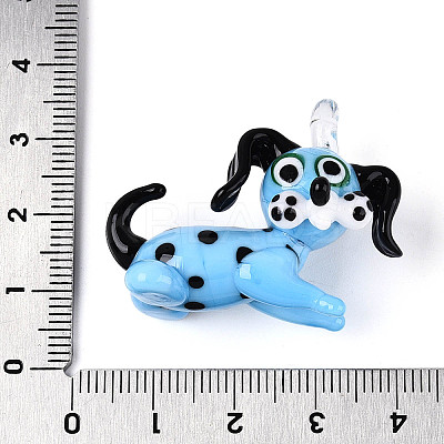 Handmade Lampwork Pendants LAMP-T025-08M-1