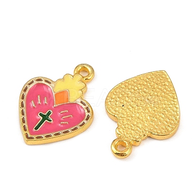Alloy Enamel Pendants FIND-C068-04G-1
