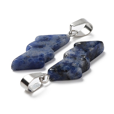Natural Lapis Lazuli Pendants G-C057-01P-07-1